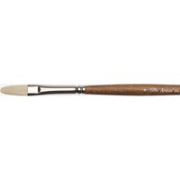 Winsor & Newton : Artists' Oil : Synthetic Hog Brush : Filbert : Size 4
