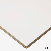 Ampersand : Claybord Panel : Uncradled 3mm : 4x4in : Pack of 4