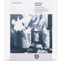 Vallejo : Studio Acrylic : Hand Painted Colour Chart