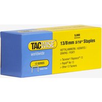 Tacwise : 13 Series Staples : 8mm : Box of 5000