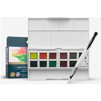 Derwent : Inktense Paint : Paint Pan : Travel Set : Palette No 2 : Set of 12