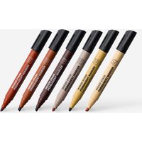 Koh-I-Noor : Permanent Markers For Wood 4506 : Set of 6
