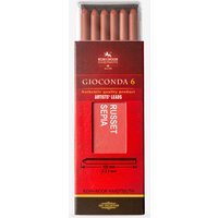 Koh-I-Noor : 5.6mm Lead : 6 x Russet Sepia Drawing Chalks 120mm 4373