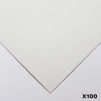 Bockingford : 140lb : 300gsm : Pack of 100 1/4 Sheets : 15x11in : Not