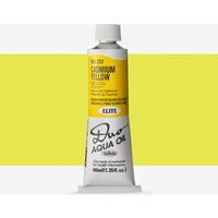 Holbein : Duo Aqua : Watermixable Oil Paint : 40ml : Cadmium Yellow
