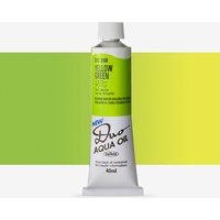 Holbein : Duo Aqua : Watermixable Oil Paint : 40ml : Yellow Green