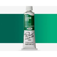 Holbein : Duo Aqua : Watermixable Oil Paint : 40ml : Cadmium Green