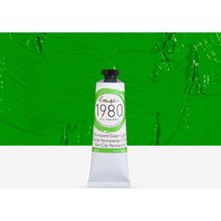 Gamblin : 1980 Oil Paint : 37ml : Permanent Green Light