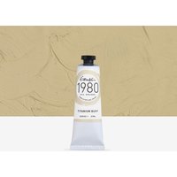 Gamblin : 1980 Oil Paint : 37ml : Titanium Buff