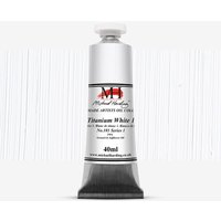 Michael Harding : Oil Paint : 40ml : Titanium White 1 with Safflower Oil