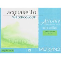 Fabriano : Artistico : Block : 140lb : 5x7in : 25 Sheets : Traditional : Rough