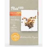 Global : Fluid 100 Easy Block : Watercolour Paper : 300gsm : 4x6in : Cold Pressed
