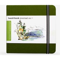 Hand Book Journal Company : Drawing Journal : 5.5x5.5in : Square : Cadmium Green