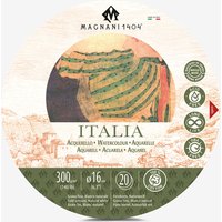 Magnani 1404 : ITALIA : Watercolour Block : Round : 16cm Diameter : 300gsm : 140lb : 20 Sheets : Cold Pressed : Not