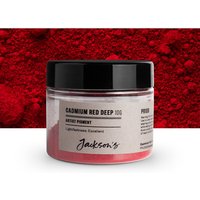 Jackson's : Artist Pigment : Cadmium Red Deep PR108 : 10g (in 50ml Jar)