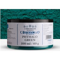 Roberson : Dry Pigment : Phthalo Green PG7 : 100ml (60g) : Series 2
