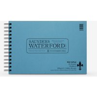 Saunders Waterford : 7.5x11in : Spiral Fat Pad : 25 Sheets : Rough