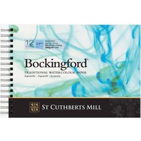 Bockingford : Watercolour Paper : Spiral Pad : 300gsm : A4 : Not
