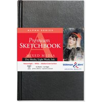 Stillman & Birn : Alpha Sketchbook : 5.5 x 8.5in Hardbound 150gsm : White Vellum