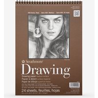 Strathmore : 400 Series : Spiral Drawing Pad : 130gsm : 24 Sheets : 22.8x30.5cm