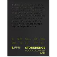 Stonehenge : Aqua Black Watercolour Paper Pad : 140lb (300gsm) : 9x12in : Cold Pressed : Not