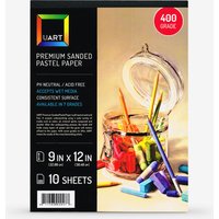 UART : Sanded Pastel Paper : 10 Sheet Pad : 9x12in (23x30cm) : 400 Grade