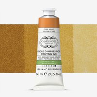 Charbonnel : Aqua Wash Etching Ink : 60 ml : Yellow Ochre