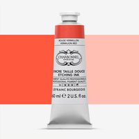 Charbonnel : Traditional Etching Ink : Vermillion Red : 60ml