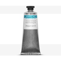 Lawrence : Original Linseed Oil Relief Ink : 75ml : Opaque White