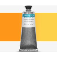 Lawrence : Original Linseed Oil Relief Ink : 75ml : Deep Yellow