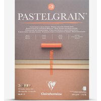 Clairefontaine : Pastelmat : No.1 : Pastelgrain : Glued Pad : 360gsm : 18x24cm (Apx. 7x9.5in) : 12 Sheets : Assorted Natural Colours