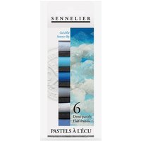 Sennelier : Soft Pastel : Half Stick : Set of 6 : Summer Sky
