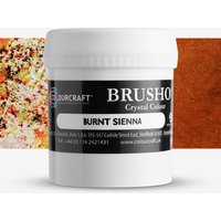 Brusho : Crystal Colours : Powder Paint : 50g : Burnt Sienna