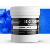 Brusho : Crystal Colours : Powder Paint : 50g : Cobalt Blue