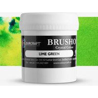 Brusho : Crystal Colours : Powder Paint : 50g : Lime Green