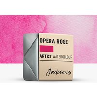 Jackson's : Artist Watercolour Paint : Half Pan : Opera Rose