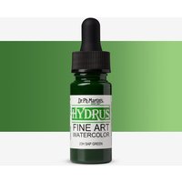 Dr. Ph. Martin's : Hydrus Liquid Watercolour Paint : 15ml : Sap Green