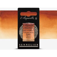 Sennelier : Watercolour Paint : Full Pan : Burnt Sienna