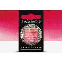 Sennelier : Watercolour Paint : Half Pan : Carmine
