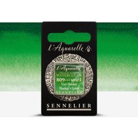 Sennelier : Watercolour Paint : Half Pan : Hooker's Green