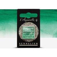Sennelier : Watercolour Paint : Half Pan : Viridian Green