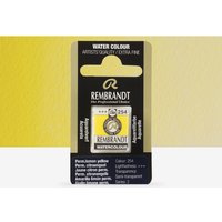 Royal Talens : Rembrandt Watercolour Paint : Half Pan : Permanent Lemon Yellow