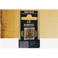 Royal Talens : Rembrandt Watercolour Paint : Half Pan : Transparent Oxide Yellow
