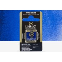 Royal Talens : Rembrandt Watercolour Paint : Half Pan : Ultramarine Deep