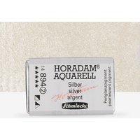 Schmincke : Horadam Watercolour Paint : Full Pan : Silver