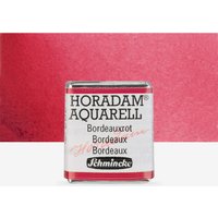 Schmincke : Horadam Watercolour Paint : Half Pan : Bordeaux