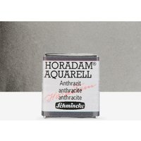 Schmincke : Horadam Watercolour Paint : Half Pan : Anthracite