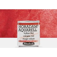 Schmincke : Horadam Watercolour Paint : Supergranulation : Half Pan : Volcano Red