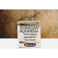 Schmincke : Horadam Watercolour Paint : Supergranulation : Half Pan : Desert Brown