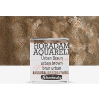 Schmincke : Horadam Watercolour Paint : Supergranulation : Half Pan : Urban Brown